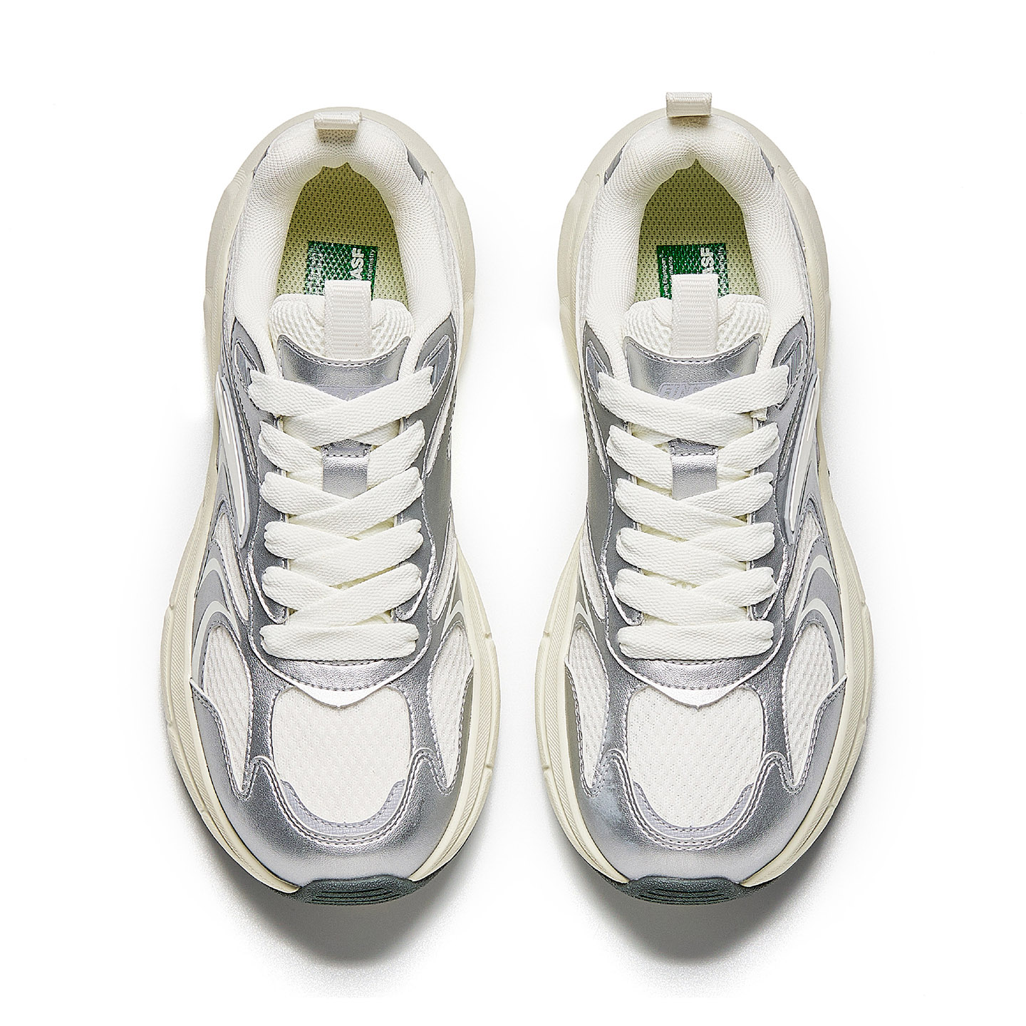 ANTA Кроссовки Galaxy Casual мужские белые серебристые — фото 4