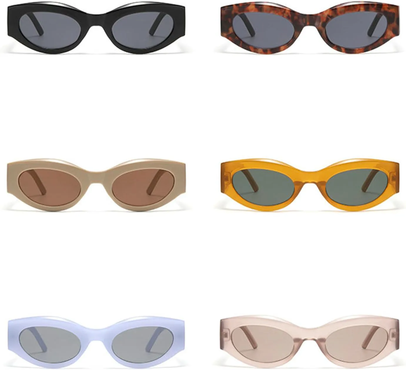 

Солнцезащитные очки Willochra в стиле 90-х для женщин, модель «кошачий глаз», коричневые солнцезащитные очки с леопардовым принтом, ретро-очки, модные летние очки, C5