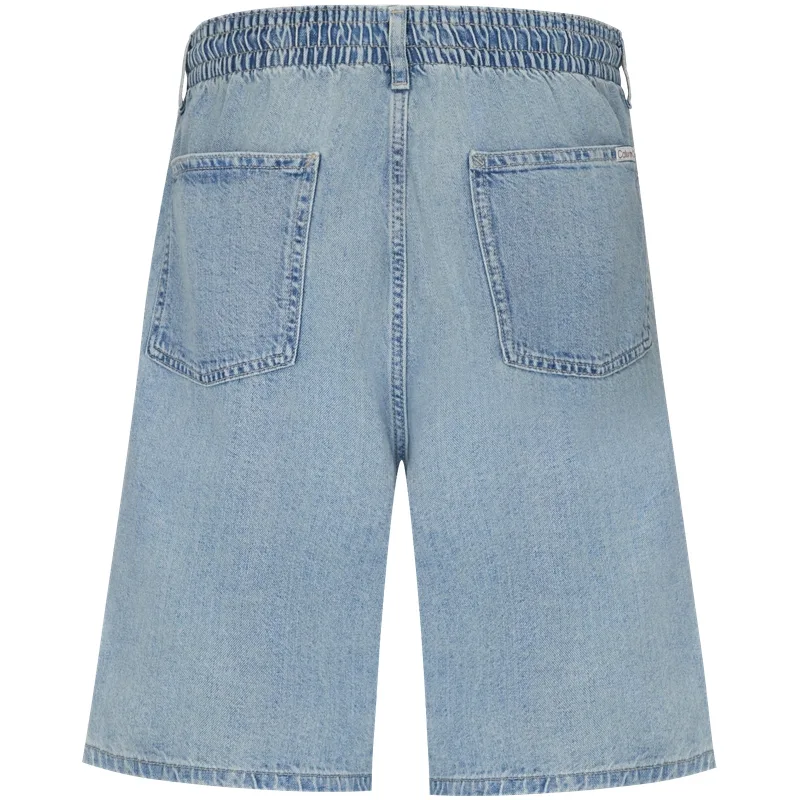 Джинсовые шорты мужские Calvin Klein, XD0-Denim Light Blue — фото 3