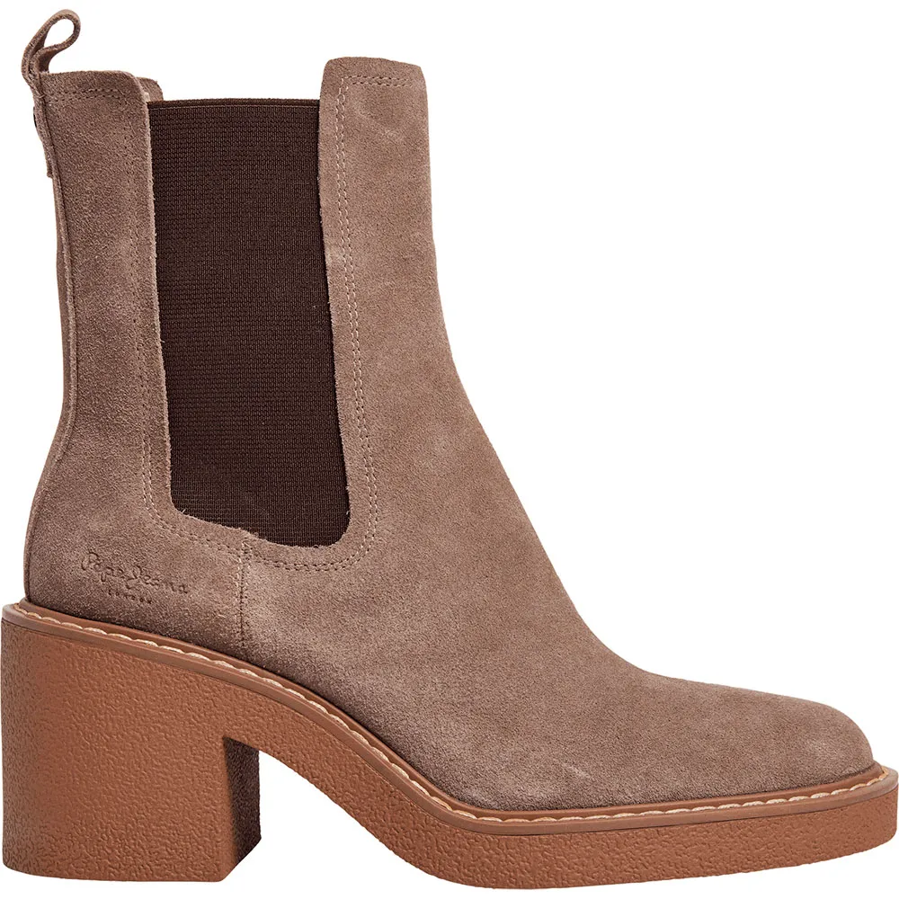 Ботинки Pepe Jeans Nicole Chelsea heel, коричневый