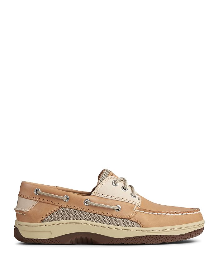 

Мужские туфли-лодочки из светло-коричневой кожи с тремя глазками Sperry, коричневый/бежевый