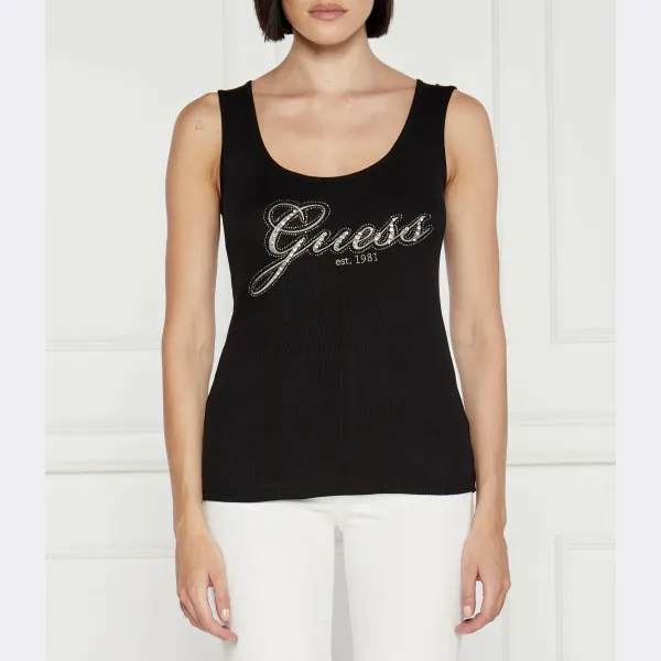 

Облегающий топ Guess, черный