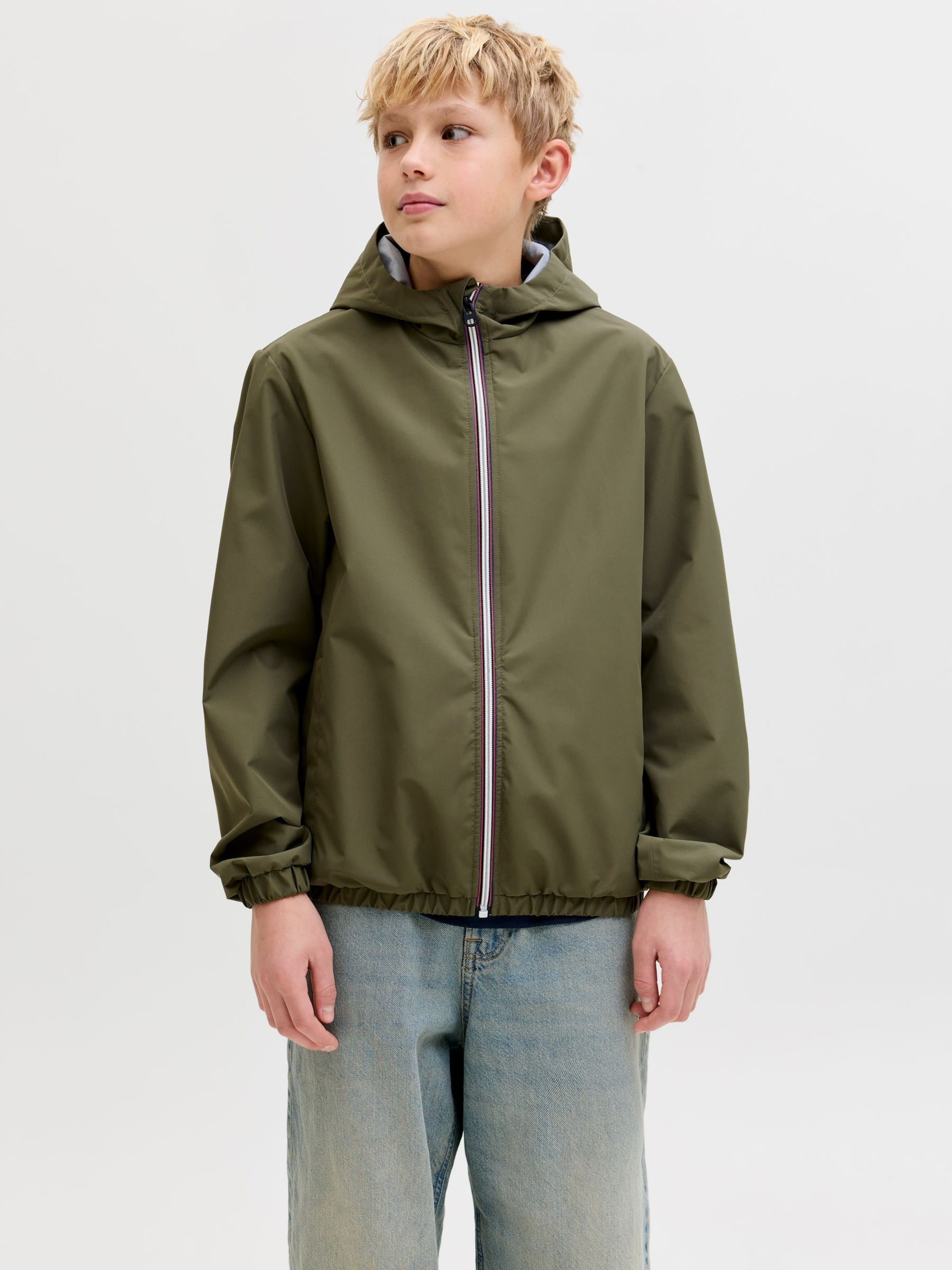 Jack & Jones Junior Куртка для межсезонья в цвете Olive — фото 3