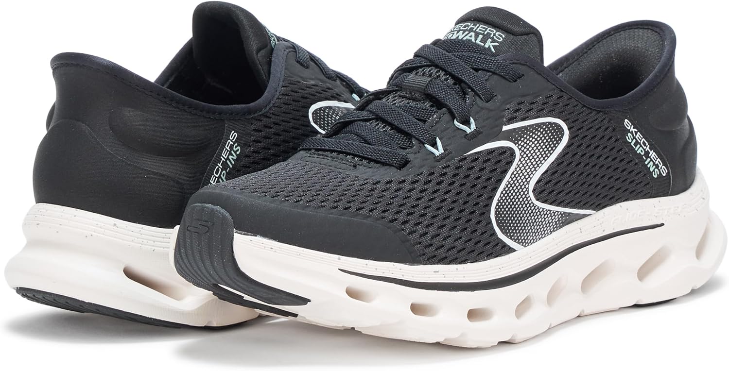 Мужские кроссовки Skechers Go Walk Glide Step 2.0 Zander, белый/черный — фото 3