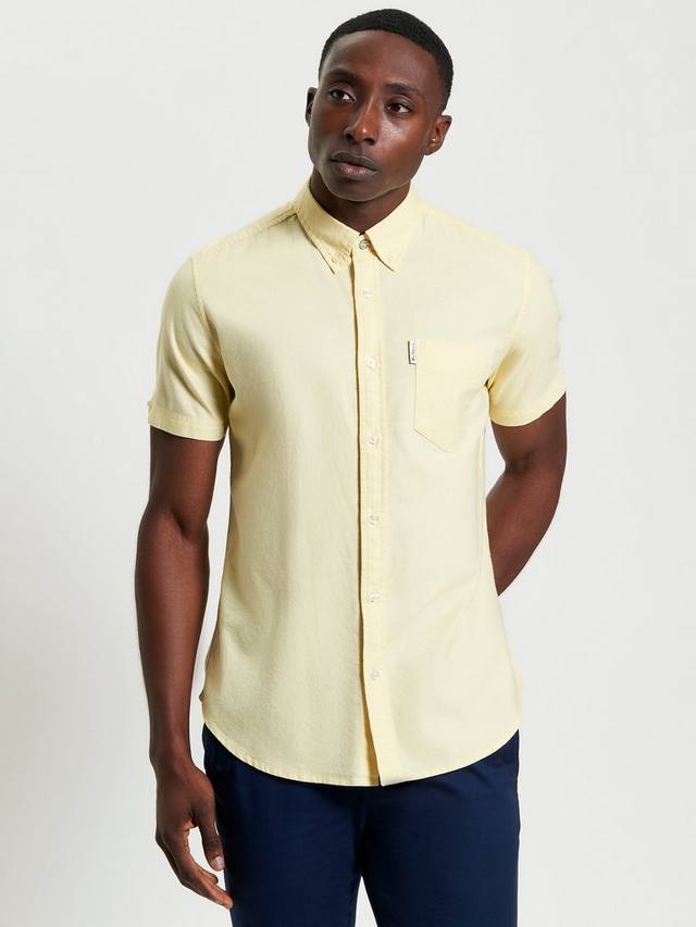 

Сигнатурная рубашка из органического хлопка Regular Fit Ben Sherman, Corn