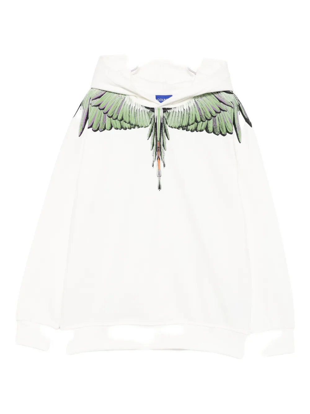 

Худи с принтом крыльев Marcelo Burlon County Of Milan Kids, белый