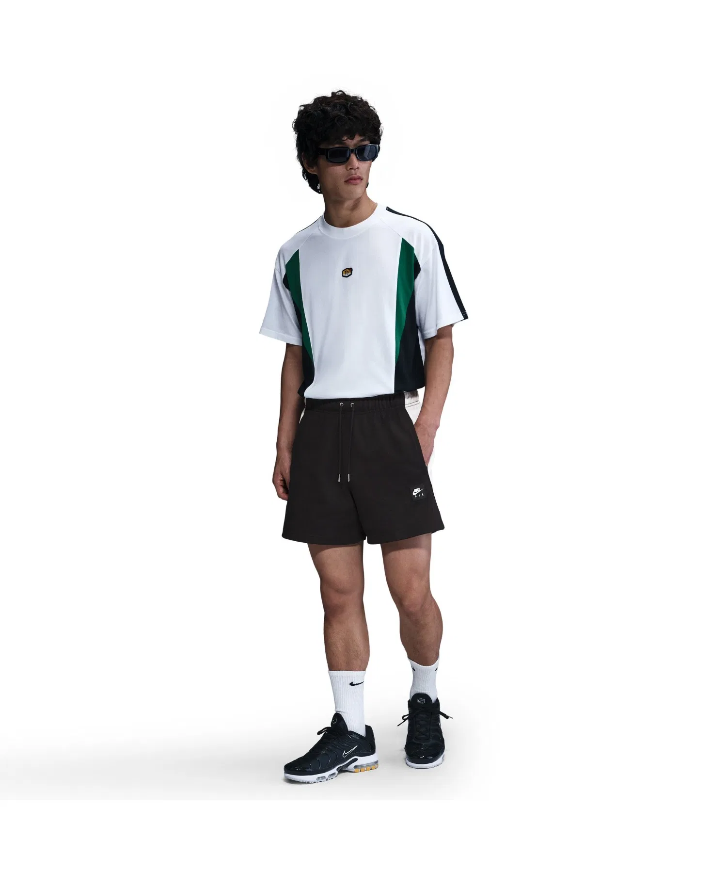 Унисекс шорты Nike Air Fleece чёрные — фото 4