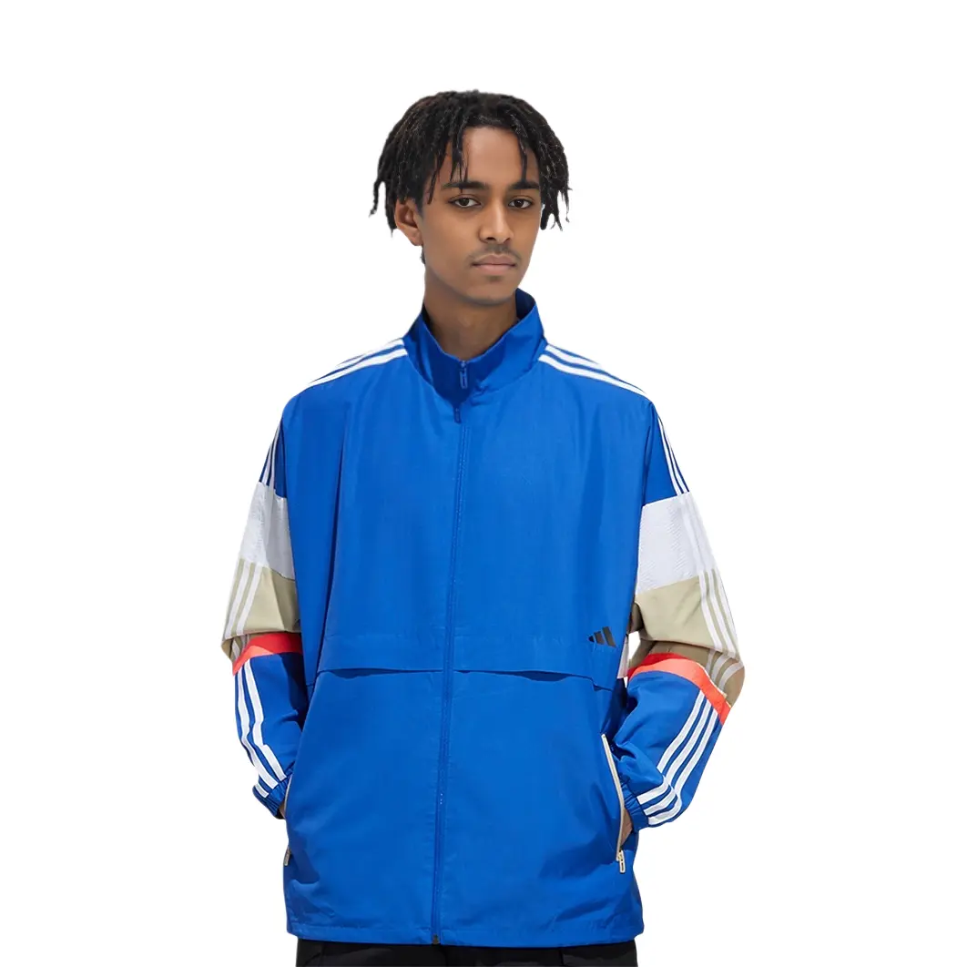 Куртка мужская королевского синего цвета Adidas, синий — фото 3