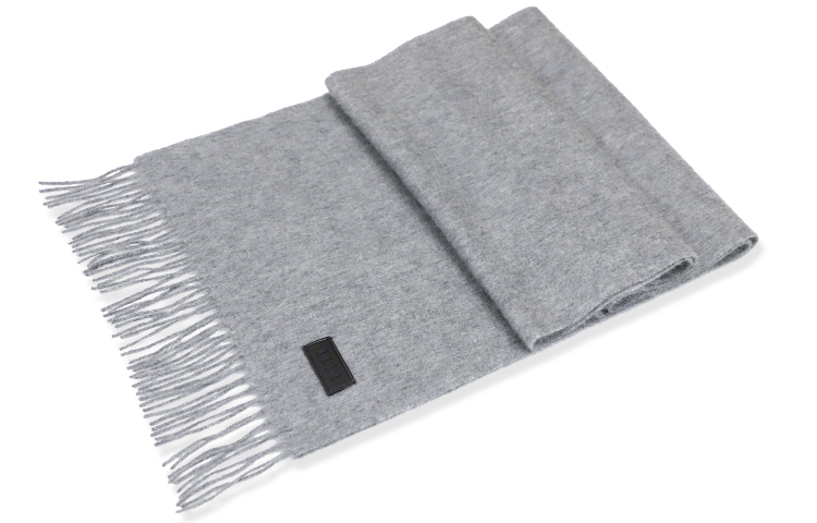 

Шарф из чистого кашемира Unisex ELLE, modern серый