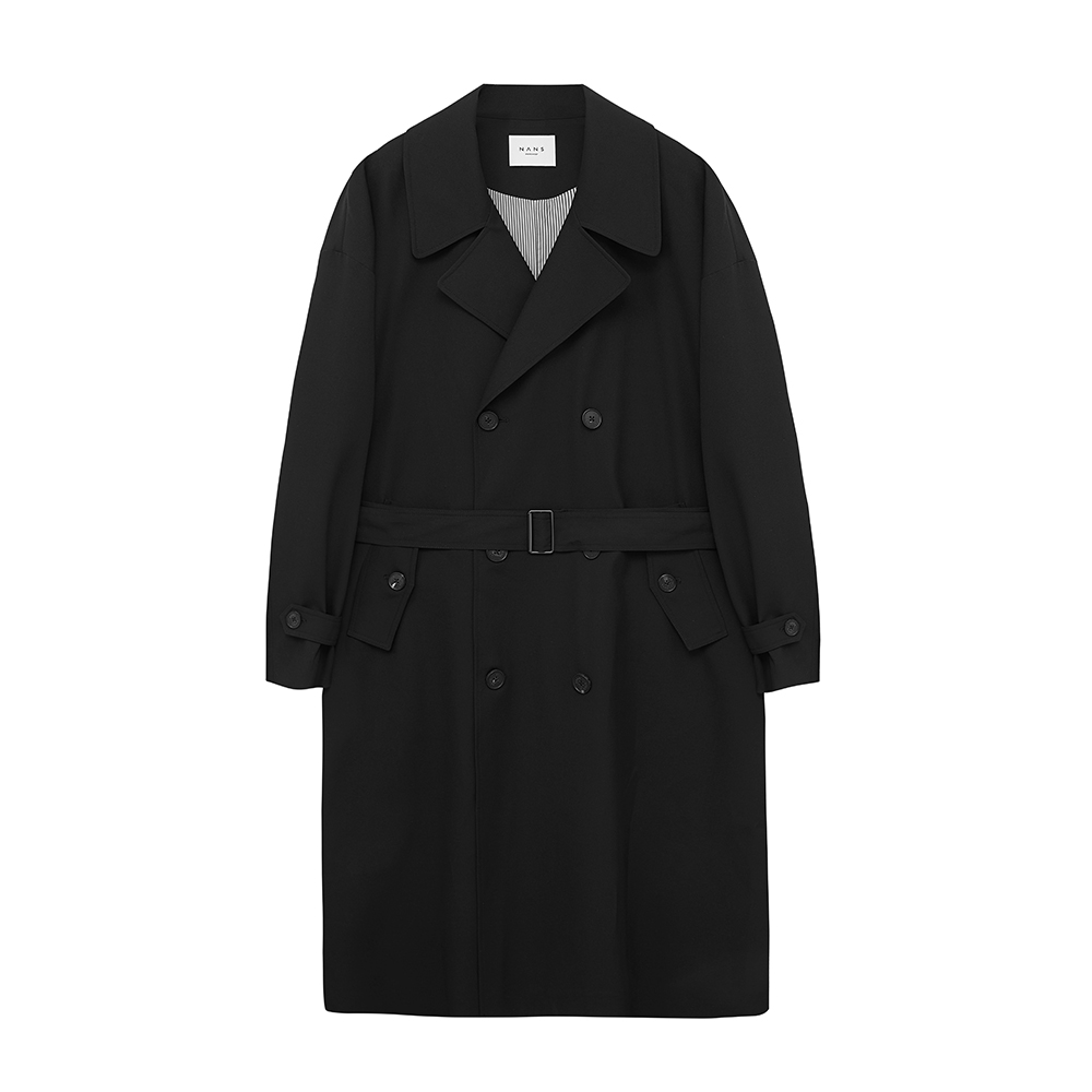

NANS STUDIO Тренчкот мужской, Black