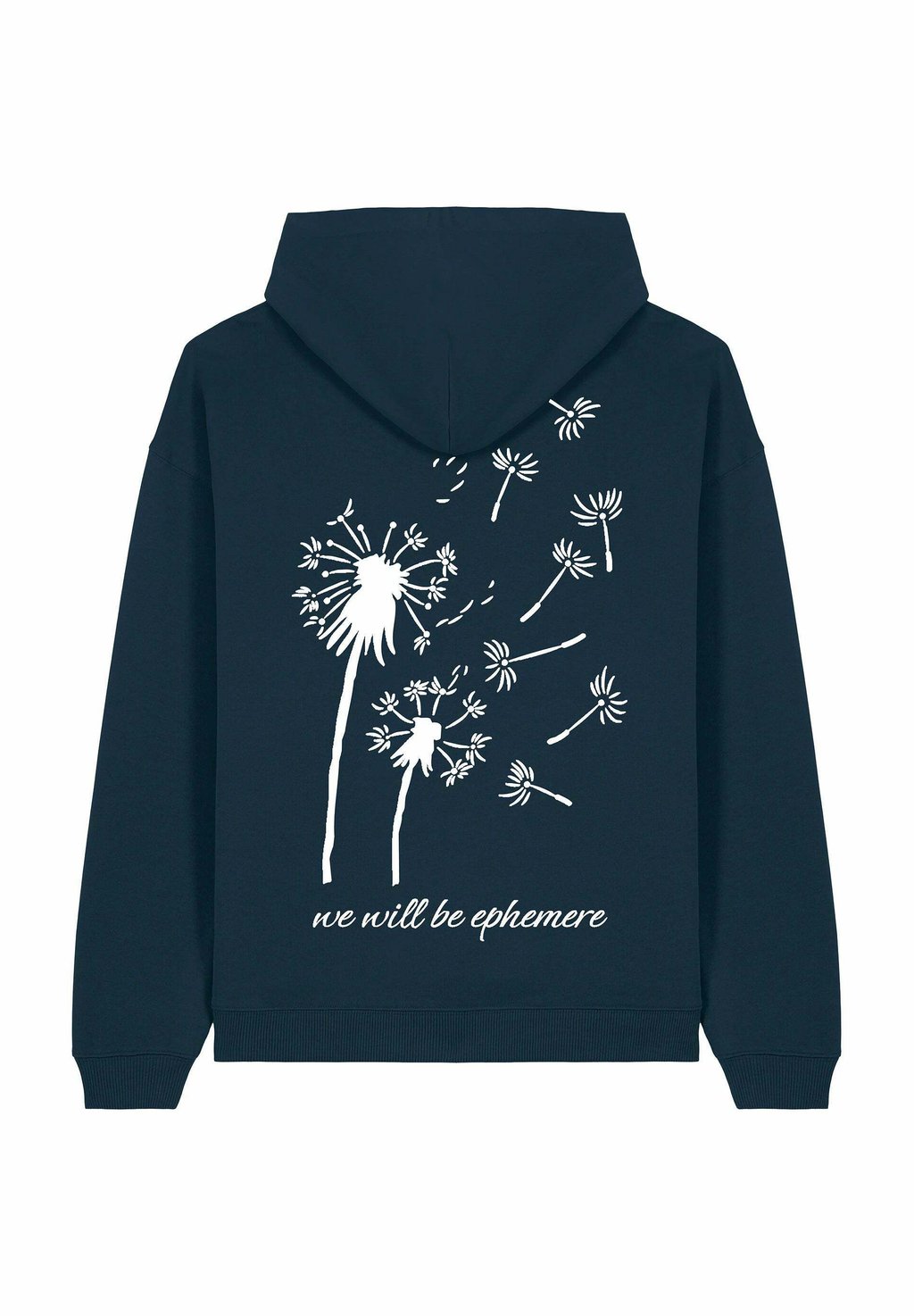 

Толстовка EPHEMERE BACK PRINT UNISEX HEAVYWEIGHT - Hoodie Mira Paris, темно-синий