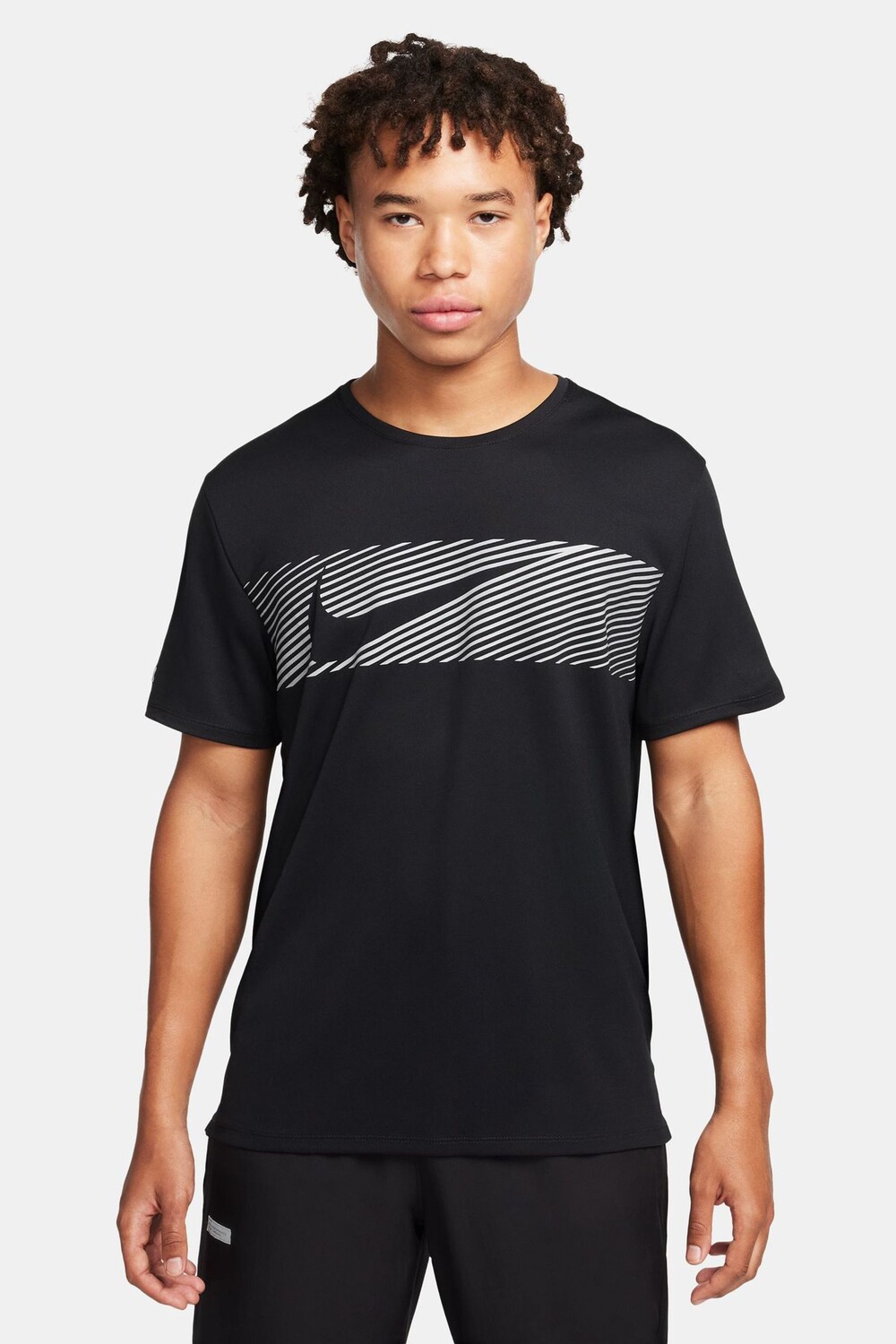 

Футболка для бега Miler flash Nike, черный