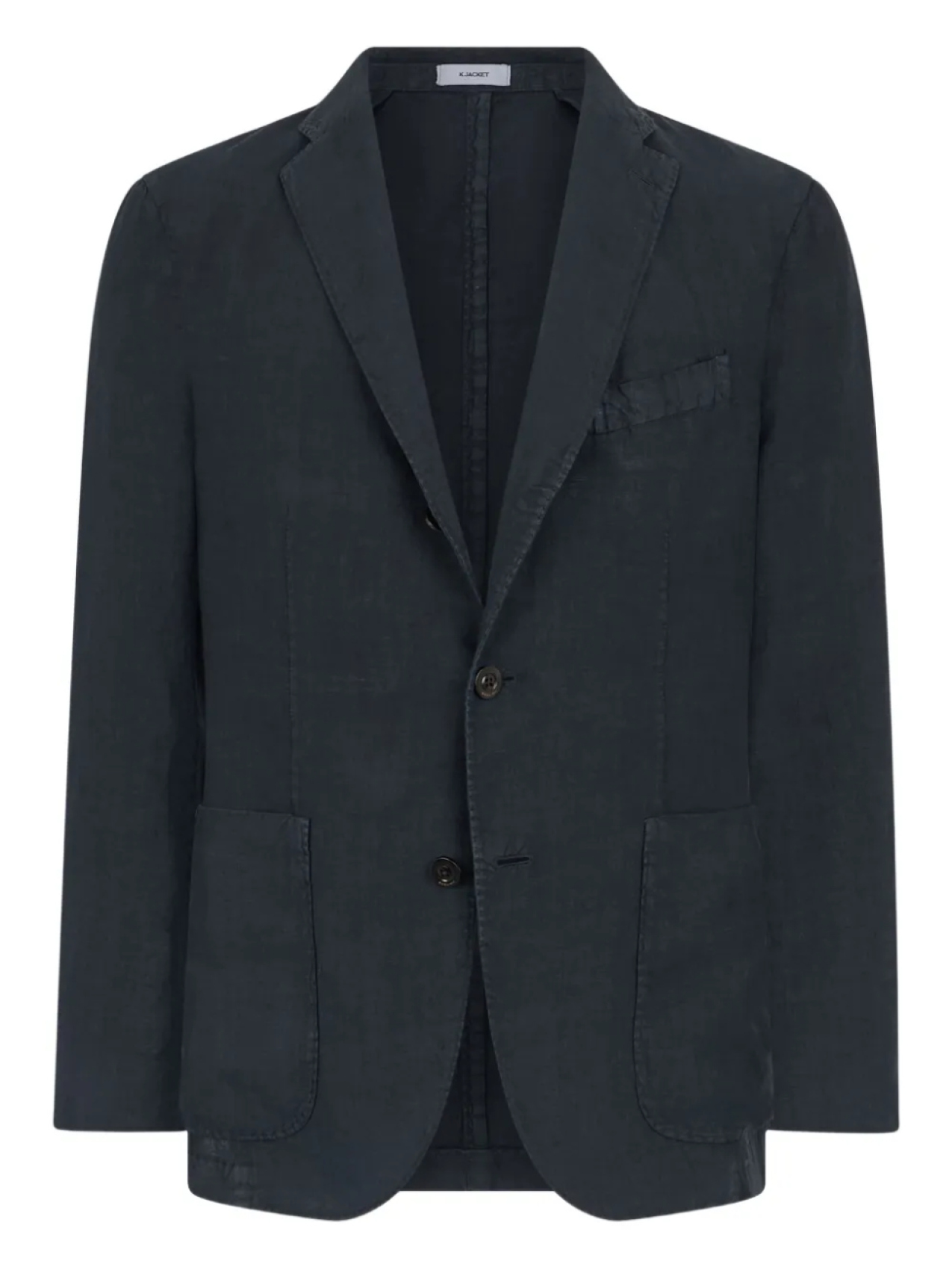 

Льняной блейзер K-jacket Boglioli, синий