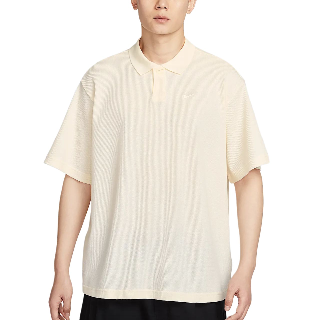 Nike Футболка Club мужская light ivory white — фото 3