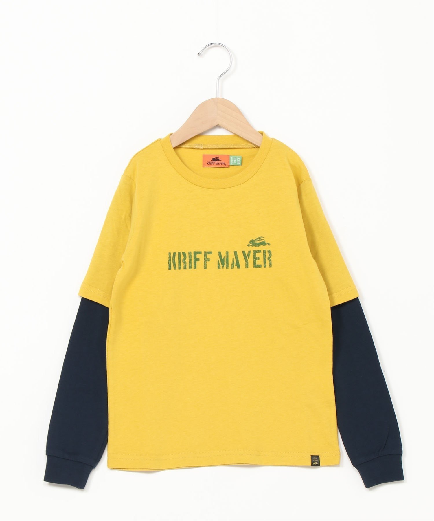 (K)JOIN-TEE Имитация многослойной футболки KRIFF MAYER, YELLOW — фото 3