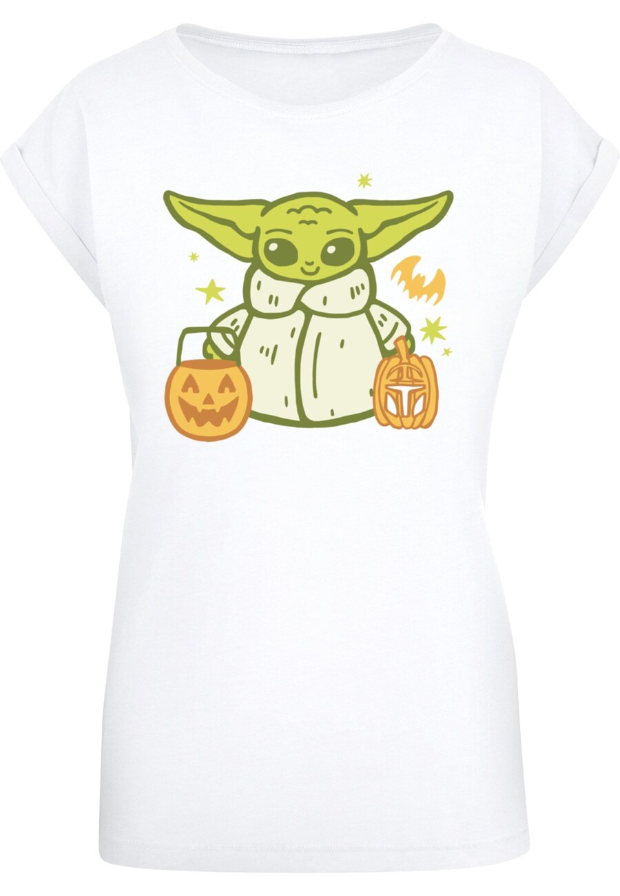 

Рубашка ABSOLUTE CULT Star Wars - Grogu Halloween Trick Or Treat, белый