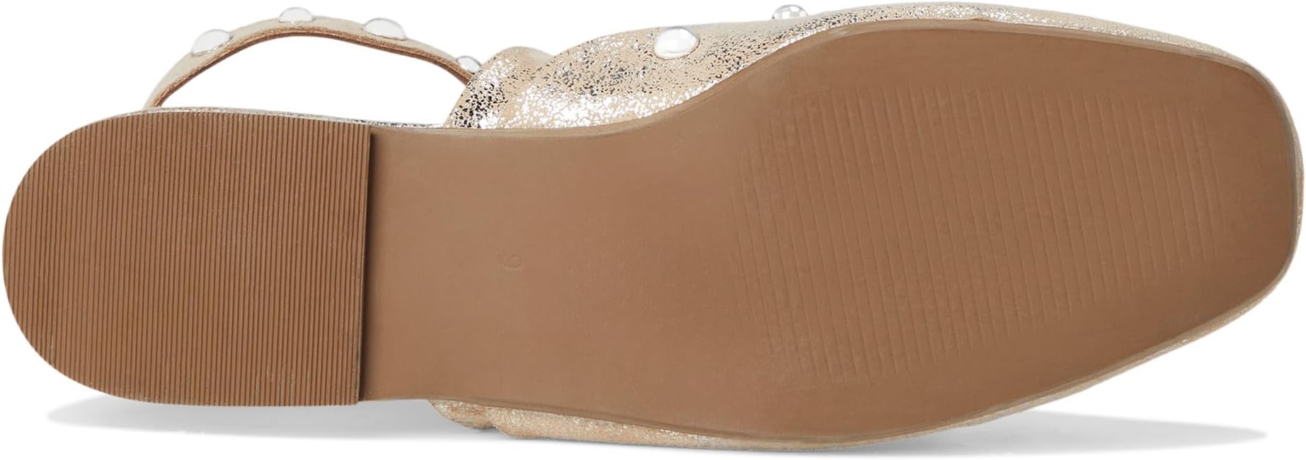 Балетки Free People Camille Mystic O-ring Flats, Champagne Foiled Sue — фото 3