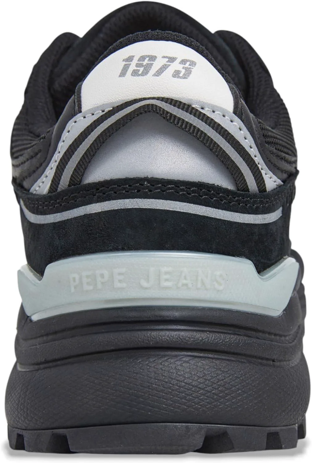 Кожаные кроссовки Pepe Jeans Darren, черный — фото 4