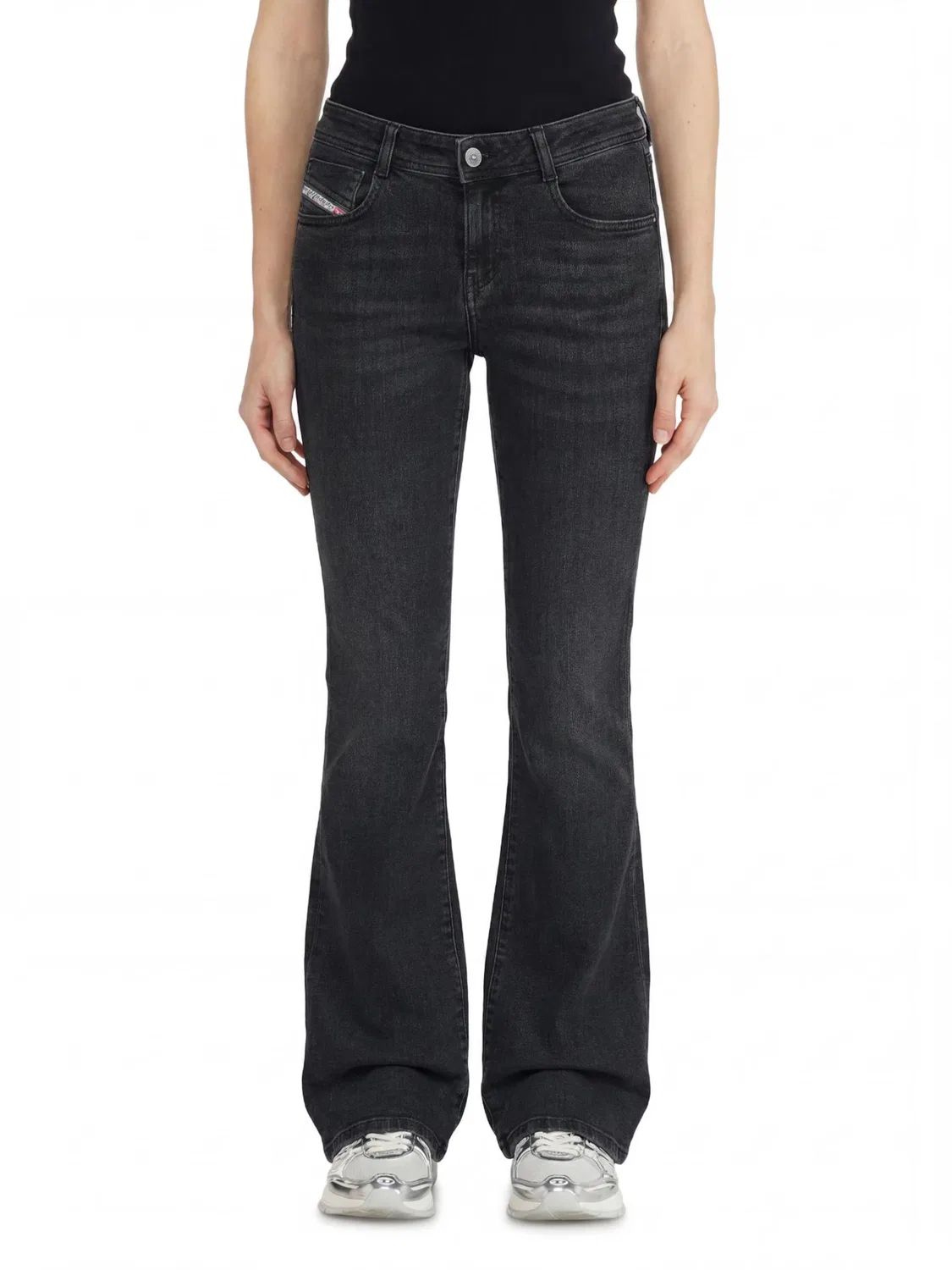Джинсы Diesel Boot cut 1969 D-EBBEY из черного денима — фото 2