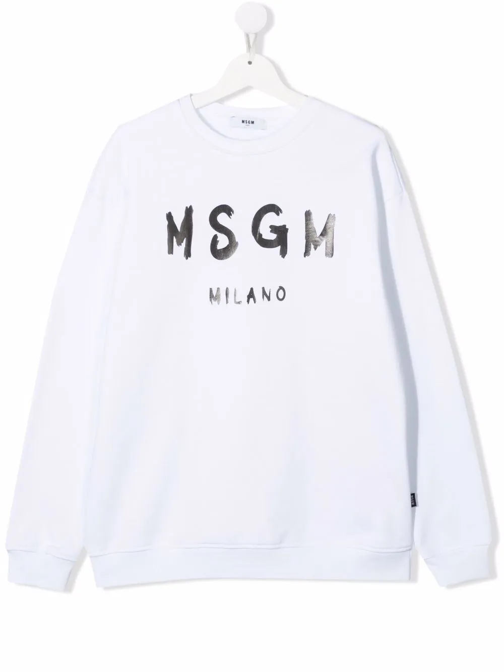 

Толстовка с логотипом MSGM Kids, белый