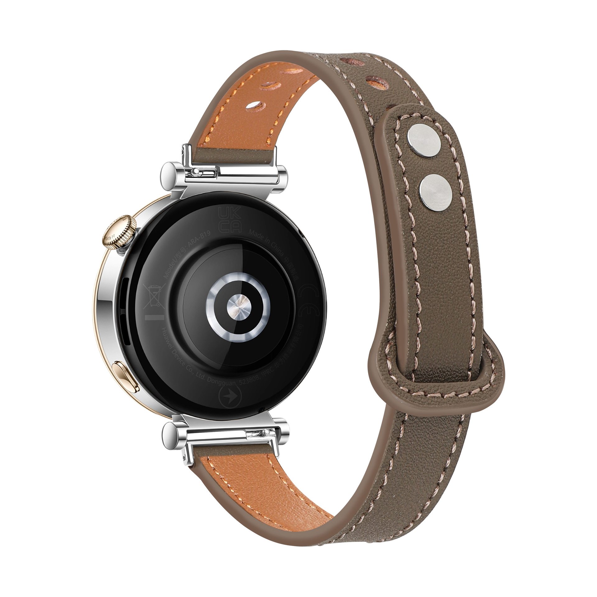 

Ремешок Huawei Совместимость Кожаный 218мм IBOANN, Экрю