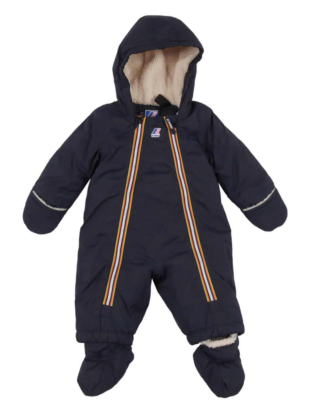 

Утепленный комбинезон с капюшоном K Way Kids, черный