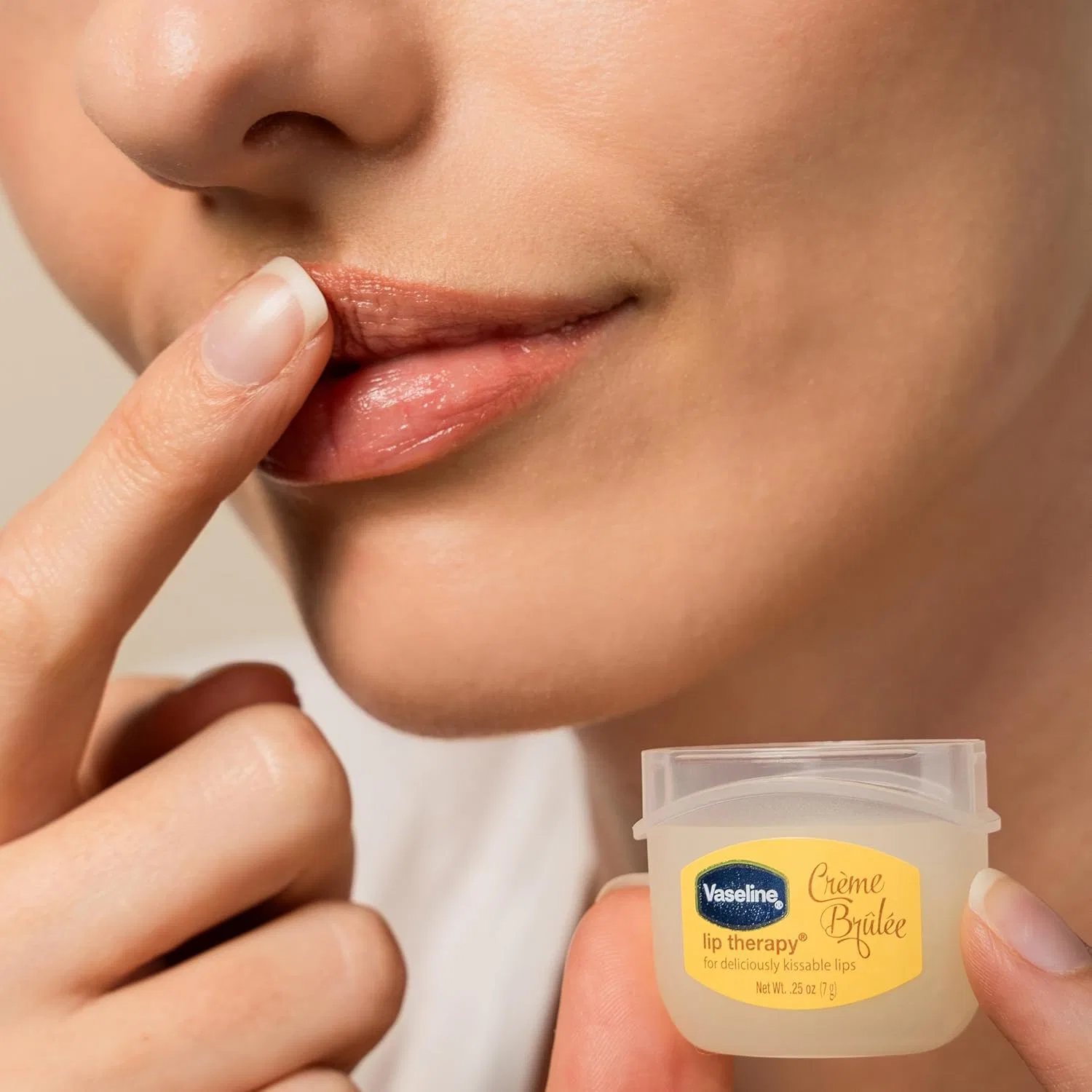 Бальзам для губ Vaseline Lip Therapy Crème Brûlée, 2 x 7 г Vaseline — фото 4