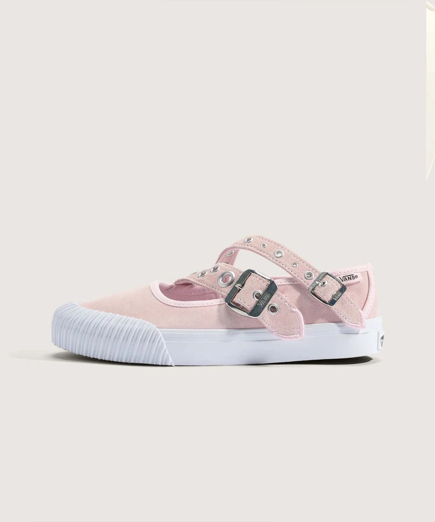 Женские кеды с двойными ремешками VANS Mary Jane светло-розовые