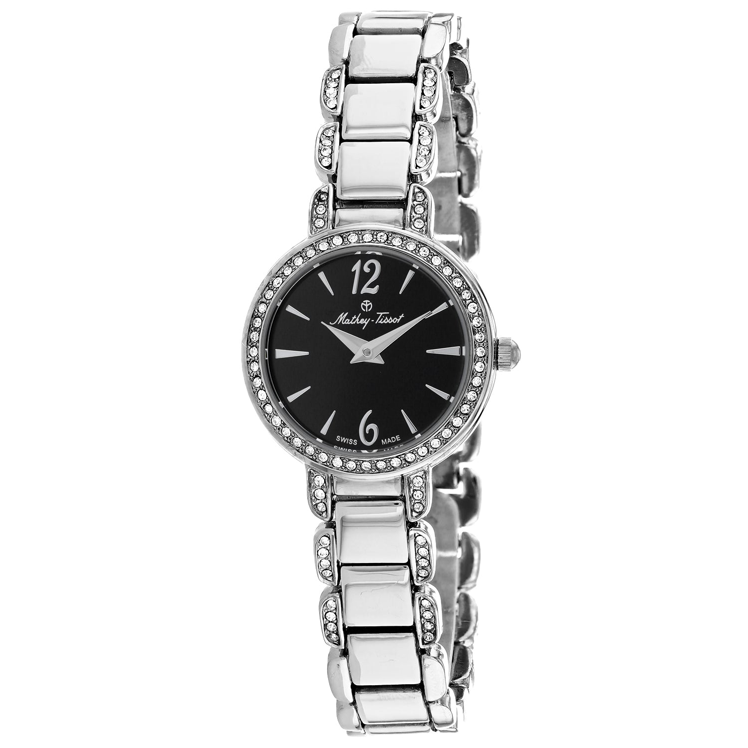 

Женские часы Mathey Tissot Fleury с черным циферблатом
