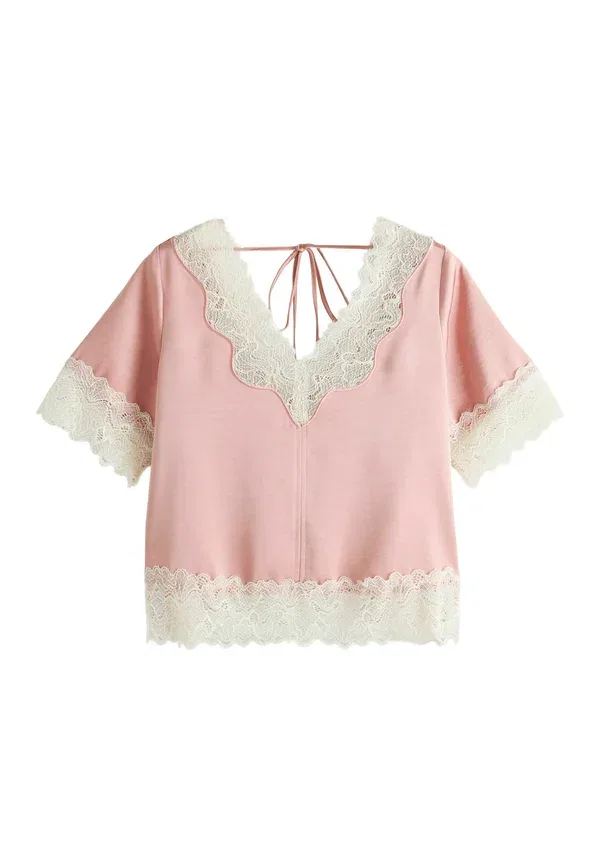 Блуза Next, pink cream, розово-кремовый