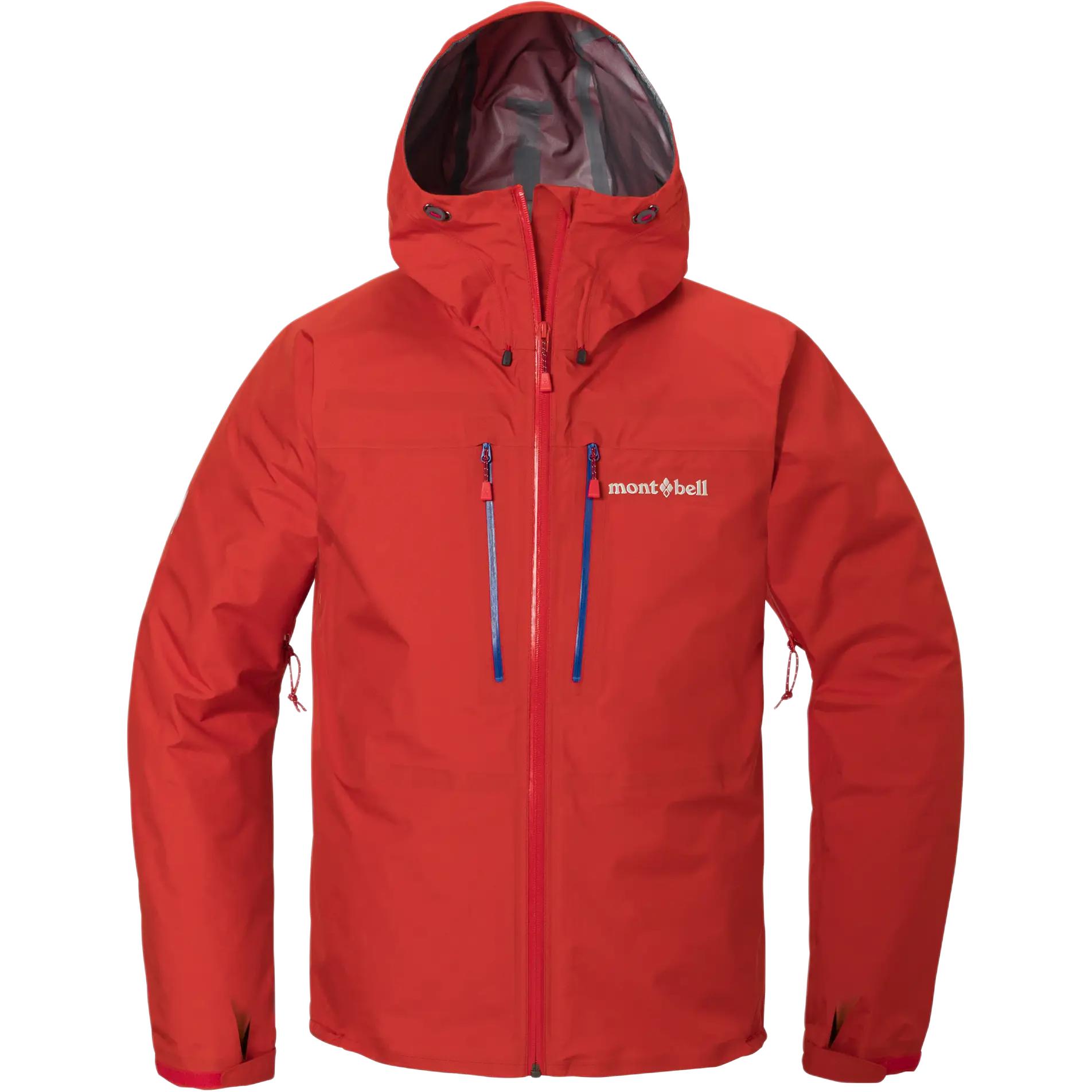 

Водонепроницаемая, ветрозащитная, дышащая, износостойкая термо-ветровка для мужчин MONTBELL, красный