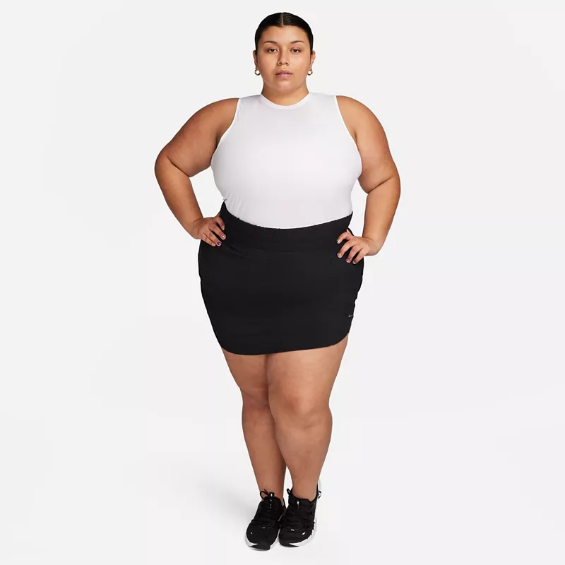 Женская майка Nike One Classic Dri-FIT (большие размеры), белый — фото 2