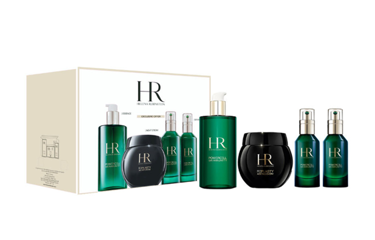 

HELENA RUBINSTEIN Черный бандаж New Version Emerald Vase премиальный набор для ухода за кожей успокаивающий стабилизирующий комплект из четырех предметов