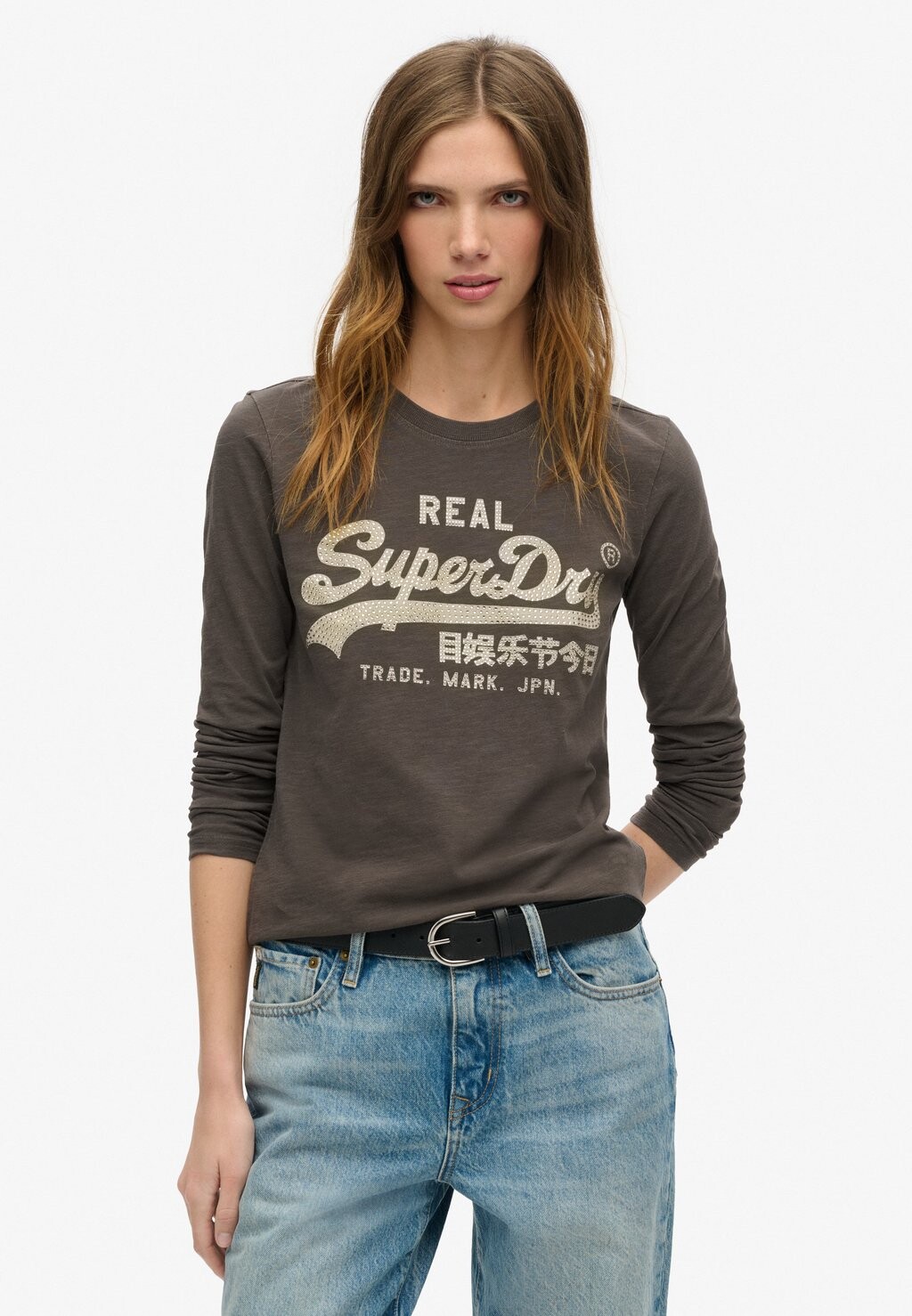 

Топ с длинными рукавами EMBELLISHED VINTAGE LOGO GRAPHIC Superdry, черный