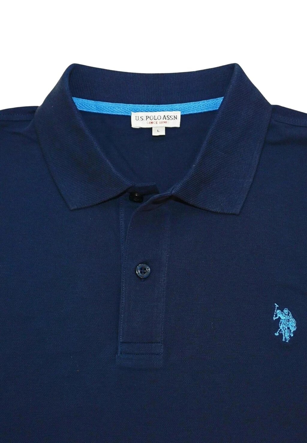 

Поло King U.S. Polo Assn., темно-синий