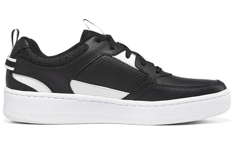 Обувь для скейтбординга Sport Court 92, мужская, низкая, черного/белого цвета Skechers — фото 2
