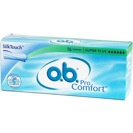 

Тампоны OB с покрытием SilkTouch Super Plus, 16 цифровых тампонов O.B