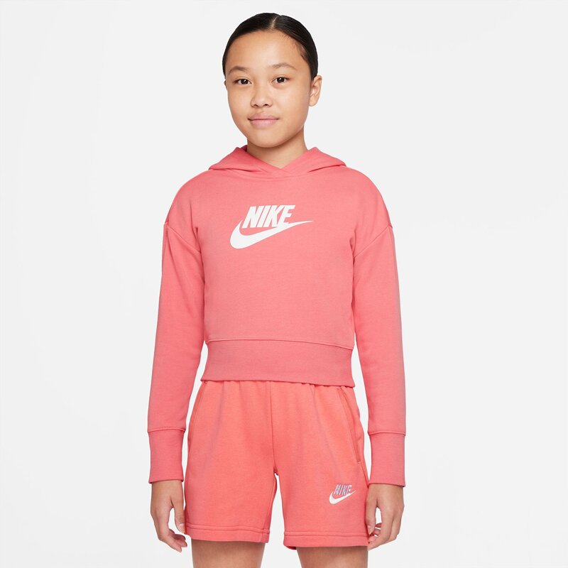 Club ft crop hoodie hbr Nike, мультиколор — фото 3