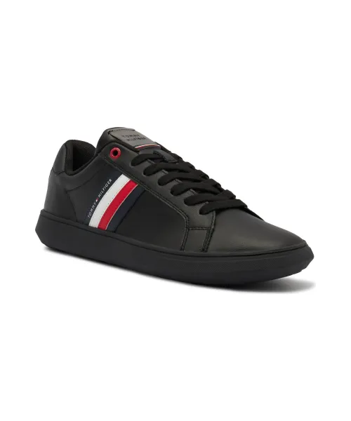 

Кожаные кроссовки Tommy Hilfiger, черный