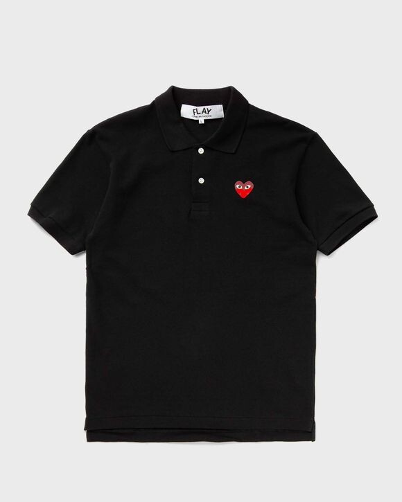 

Поло Comme Des Garçons Play T-Shirt Red Emblem Knit, черный