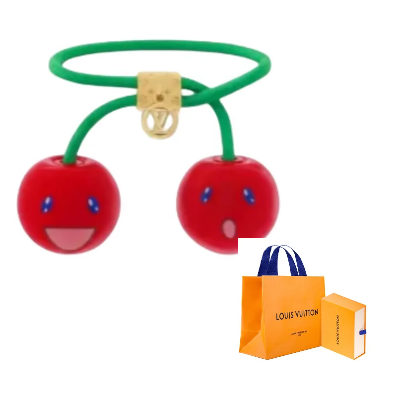 LOUIS VUITTON X Takashi Murakami кубики для волос Cherry, красный