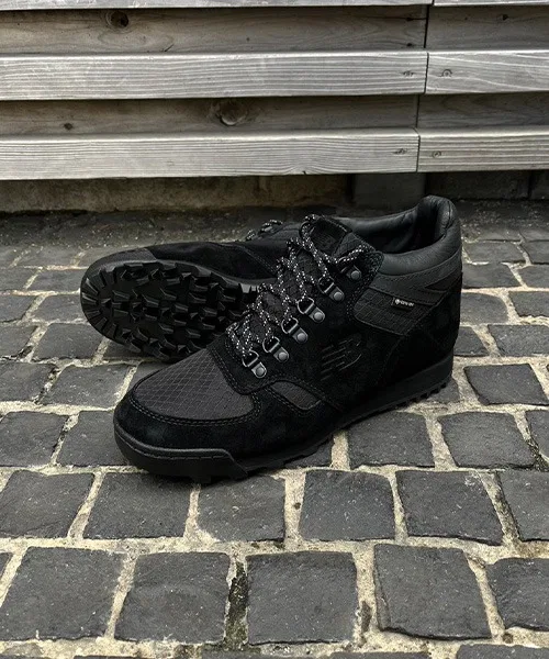 Мужские кроссовки New Balance URAINX BB из кожи чёрного цвета