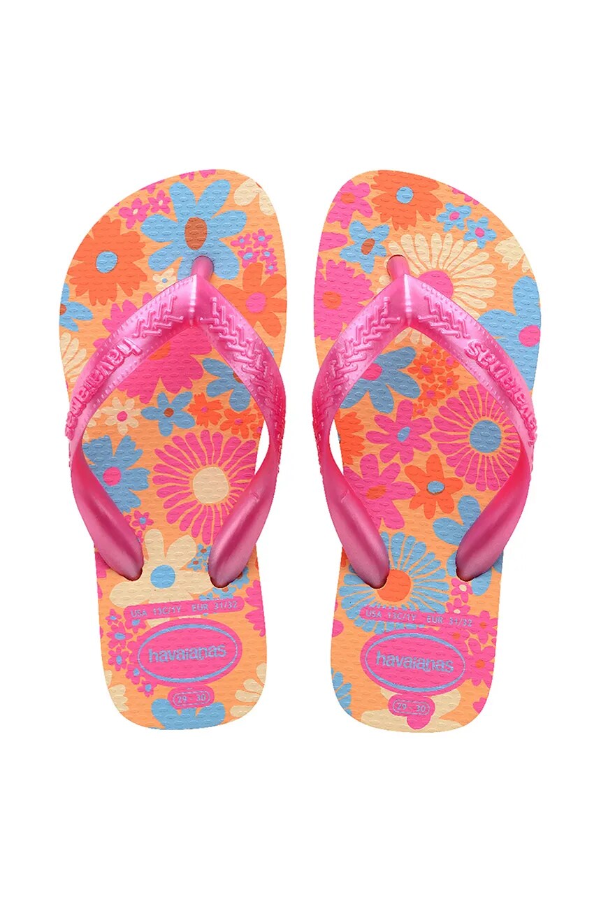 

Детские шлепанцы FLORES Havaianas, розовый