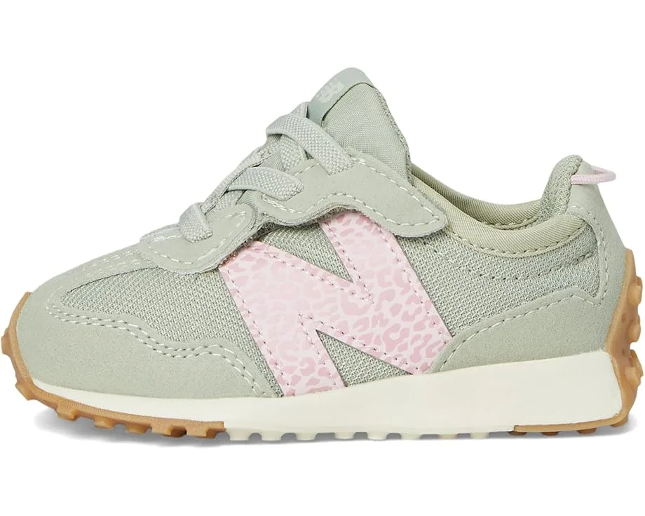 Кроссовки New Balance Kids 327 New-B Hook & Loop (Infant/Toddler), Rose Sugar/Garter Snake — фото 4
