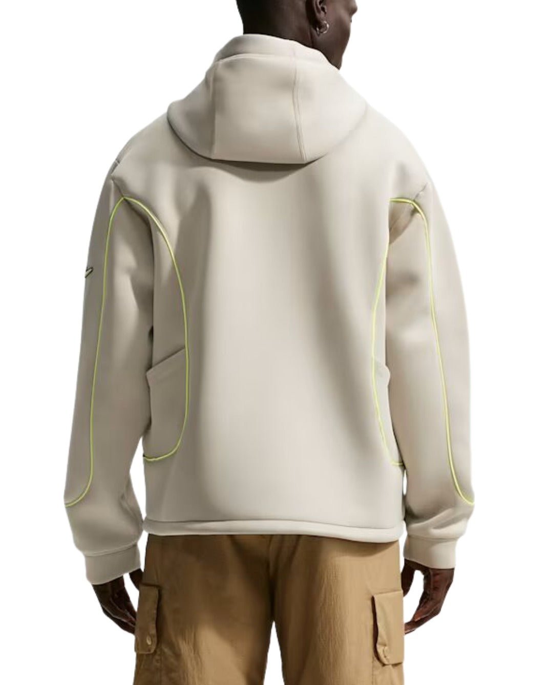 Худи Nike Project FROG Bubble Mesh Pullover Hoodie 'Cream II Black' — фото 2