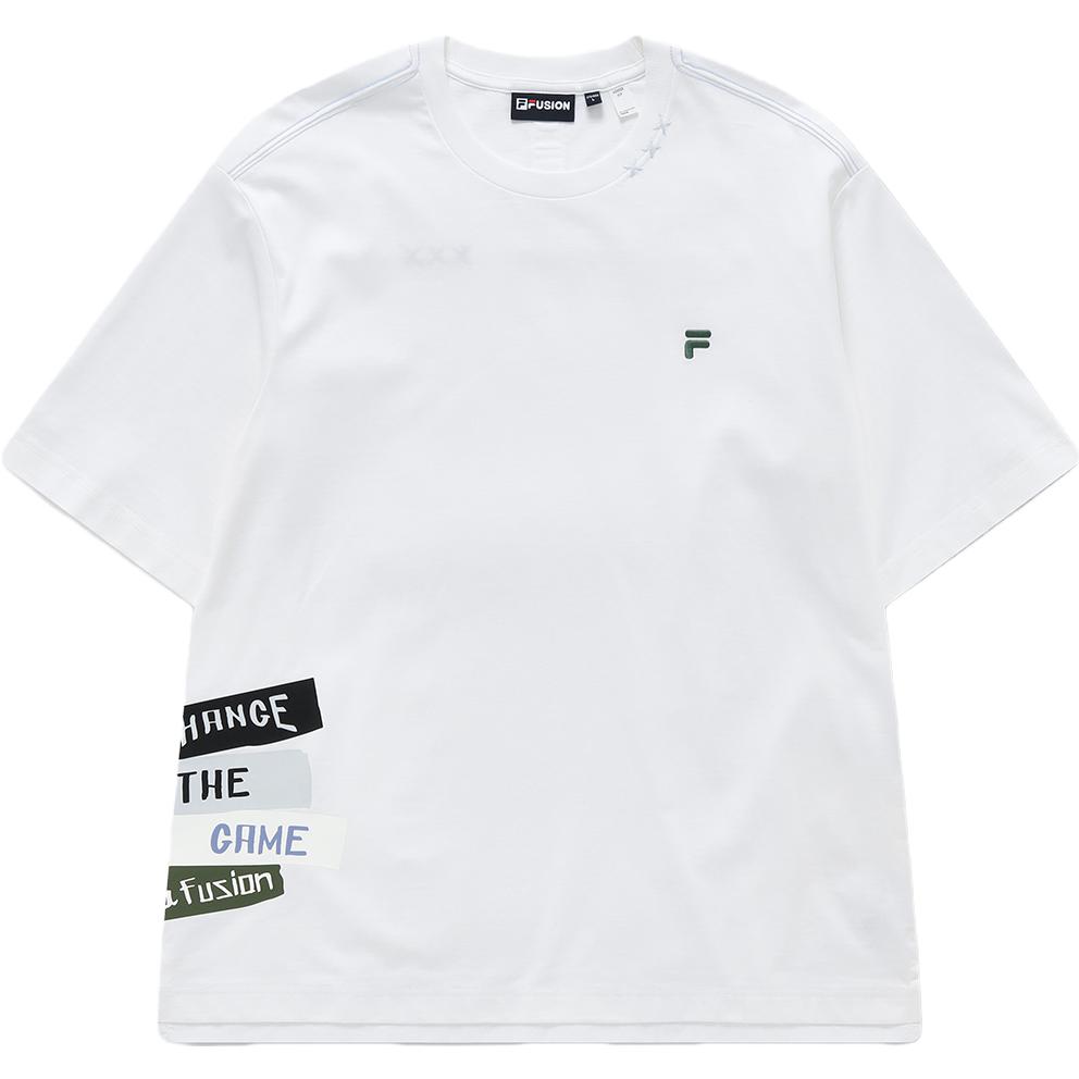 

Футболка мужская стандартная белая FILA FUSION