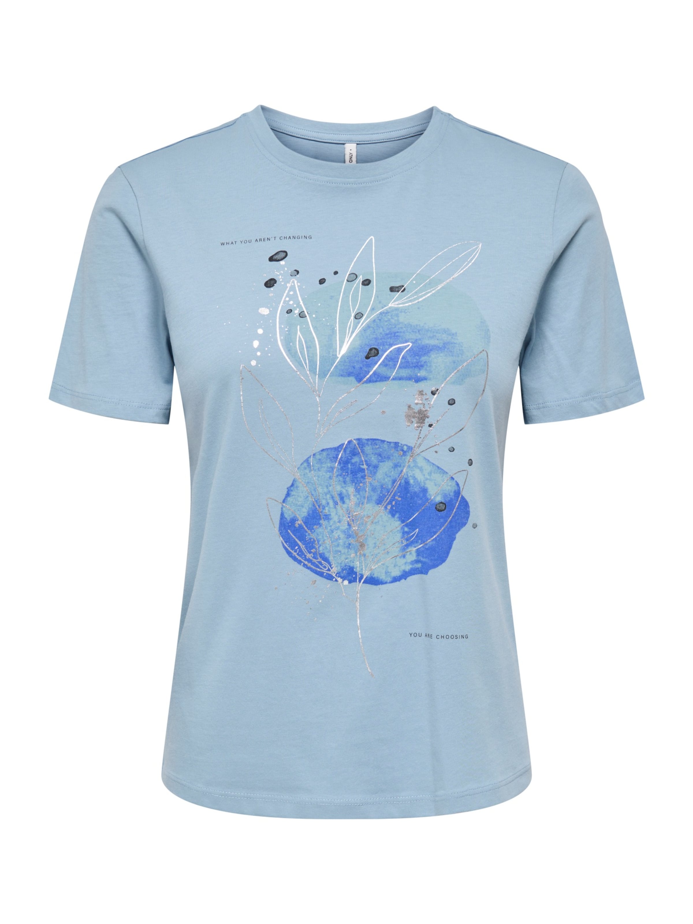 

ONLY Футболка 'ONLKITA JANY' в синем, голубом цвете