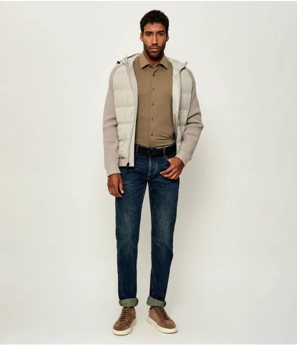 Рубашка p-hank-kent-c1-222 Slim fit Boss, бежевый — фото 2