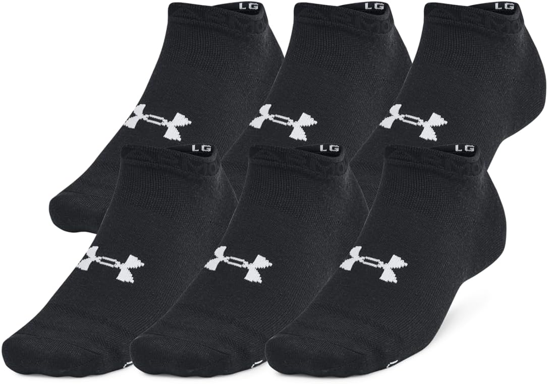 

Носки унисекс Essential Low от Under Armour, 6 пар, (001) Black/Black/Castlerock