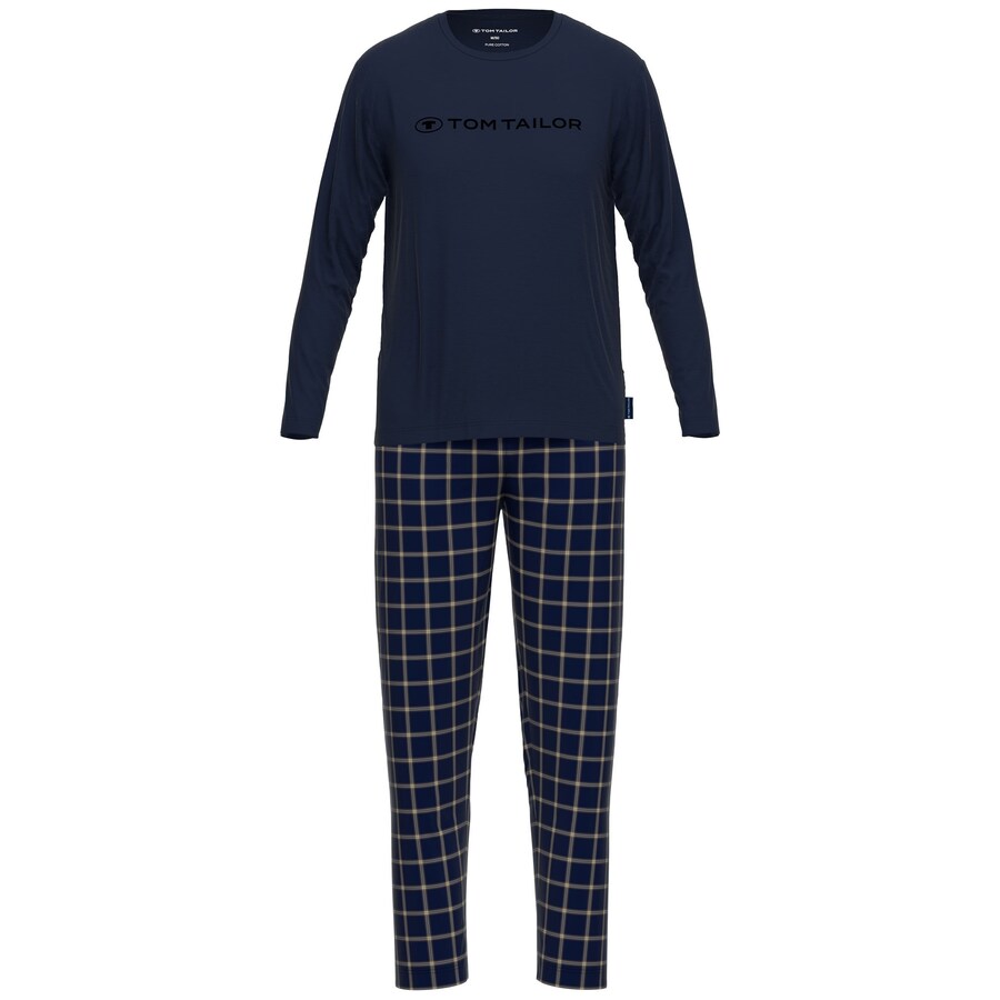 

Длинная пижама TOM TAILOR Long Pajamas, темно-синий